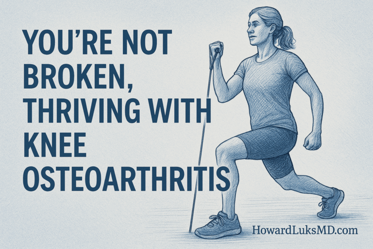 Conquer Knee Arthritis: Dr. Luks' New Book