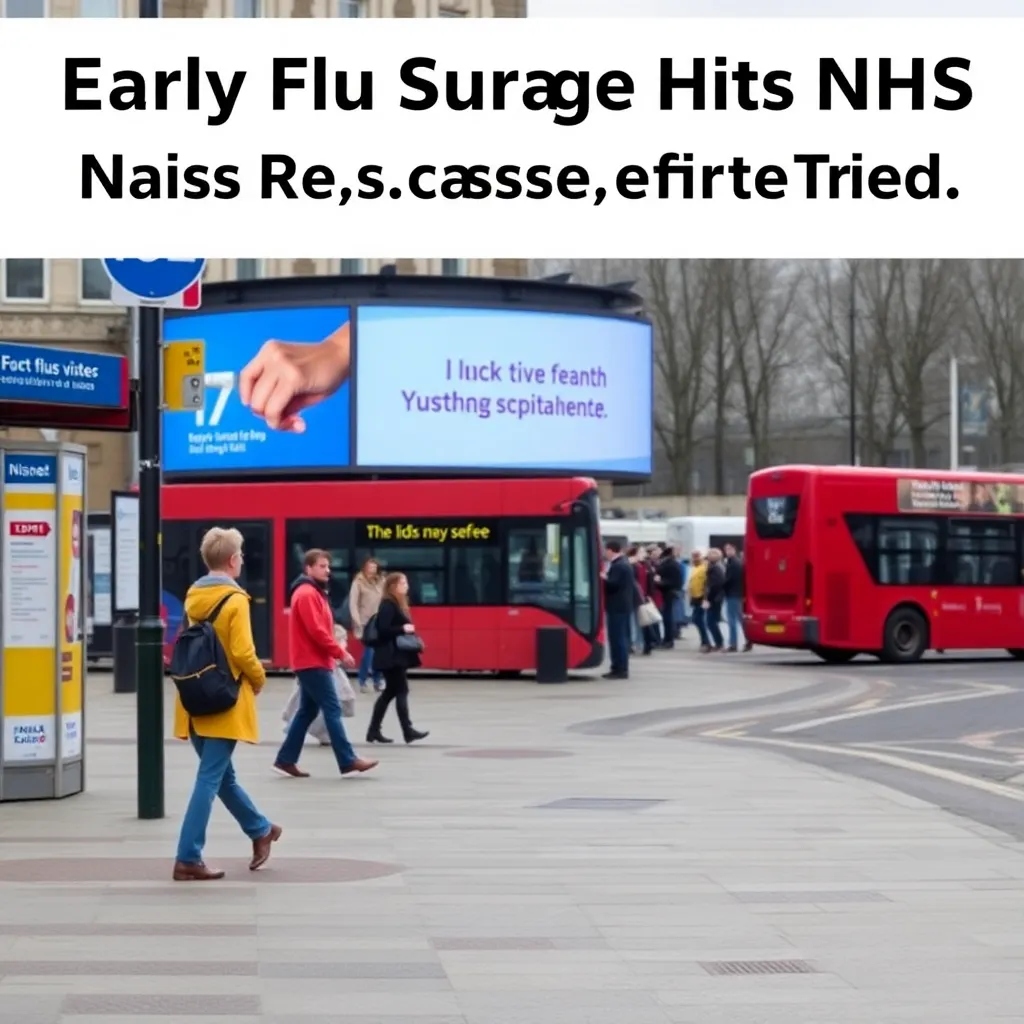 Early Flu Surge Hits NHS: Cases Triple, Kids Affected