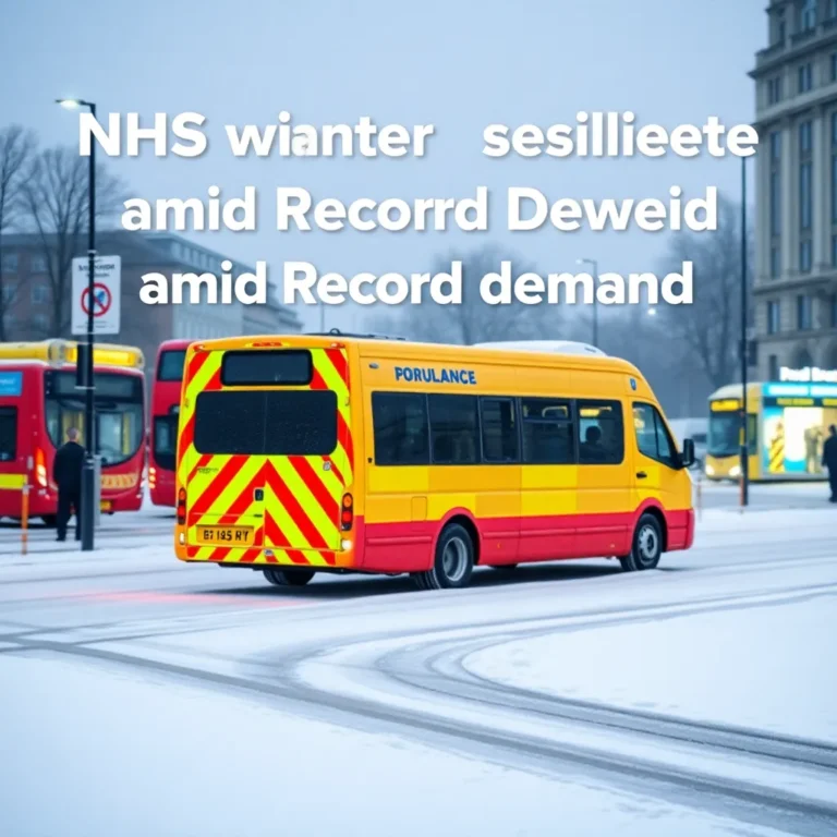 NHS Winter Resilience: Faster Handovers Amid Record Demand