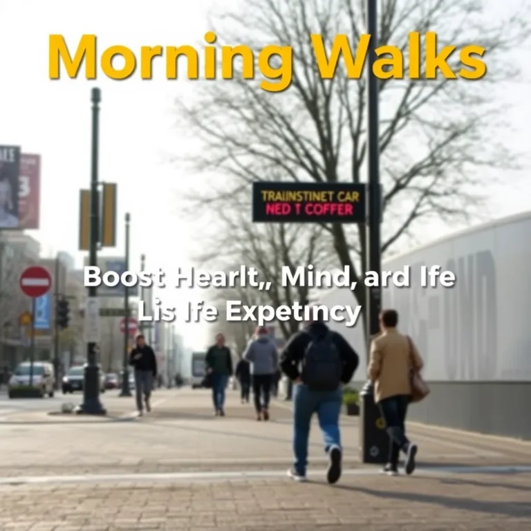 Morning Walks: Boost Heart, Mind, and Life Expectancy