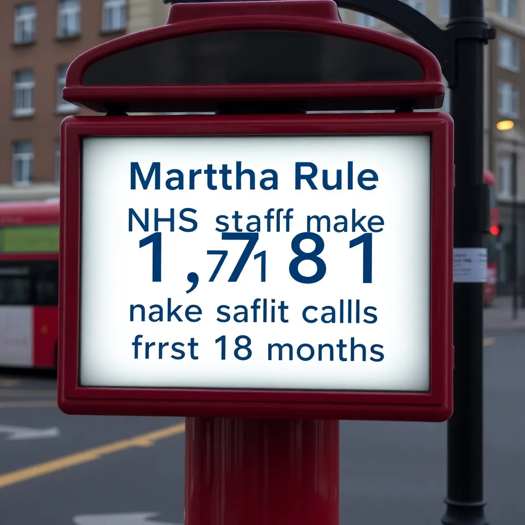 Martha's Rule: NHS Staff Make 1,781 Calls in First 18 Months